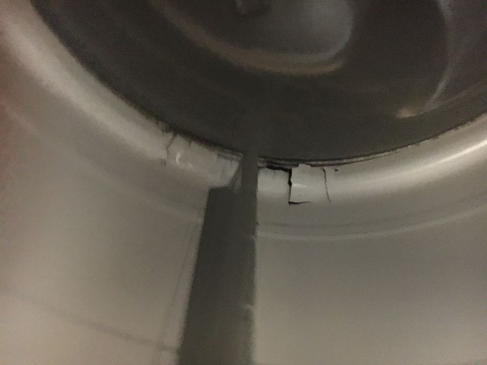 Samsung dryer drum crack.JPG